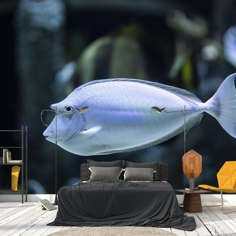 Stain Resistant Seabed Mural Wallpaper Tropical Beach Style for Wall Decor