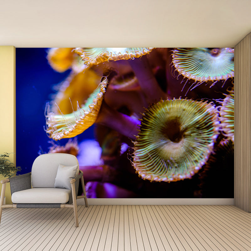 Seabed Wall Mural Wallpaper Tropical Beach Style Mildew Resistant for Wall Decor
