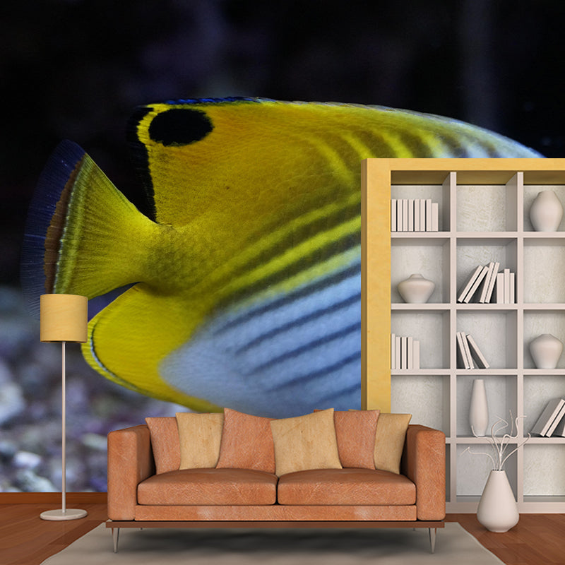 Seabed Wall Mural Wallpaper Tropical Beach Style Mildew Resistant for Living Room