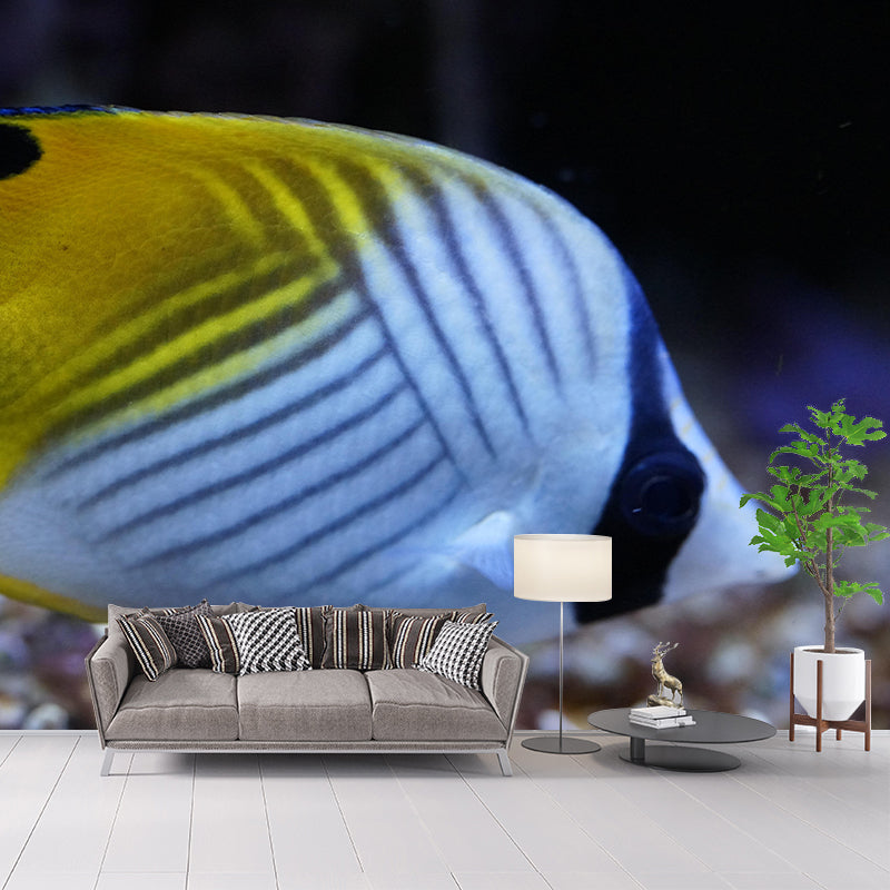 Seabed Wall Mural Wallpaper Tropical Beach Style Mildew Resistant for Living Room