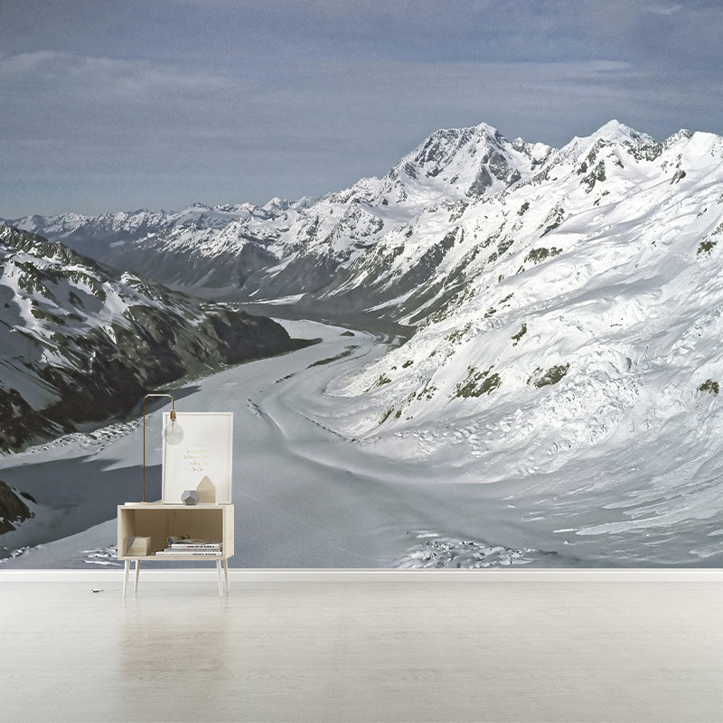 Mountain Wall Mural Wallpaper Modern Style Mildew Resistant Bedrom Mural