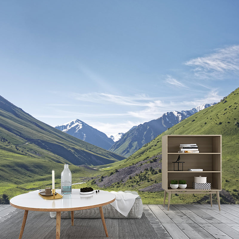 Mountain Wall Mural Wallpaper Modern Style Mildew Resistant for Dining Room