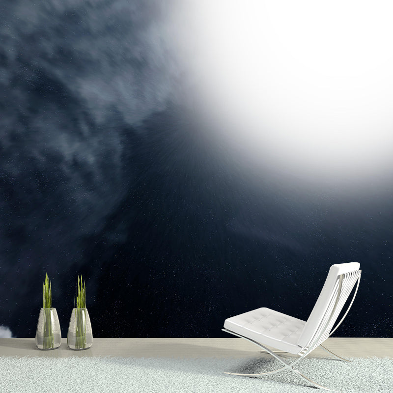 Novelty Style Universe Mural Wallpaper Mildew Resistant Interior Wall Mural