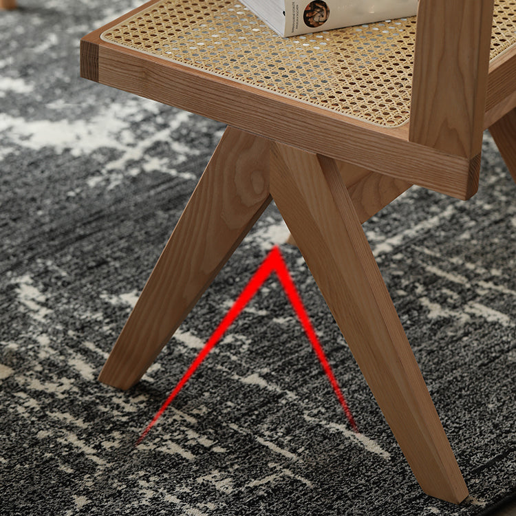 Sillas de comedor de estilo tradicional, silla lateral sin brazos de cocina con patas de madera