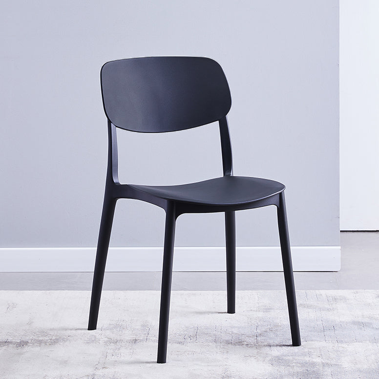 Chaise de salle à manger de Style nordique, chaises latérales en plastique sans accoudoirs pour la cuisine