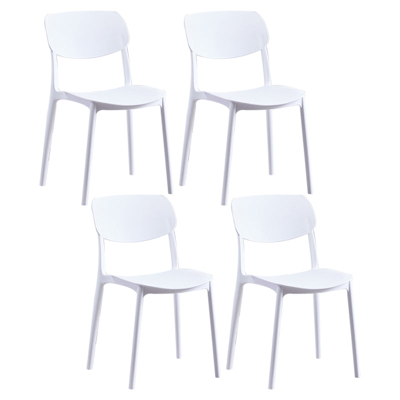 Chaise de salle à manger de Style nordique, chaises latérales en plastique sans accoudoirs pour la cuisine