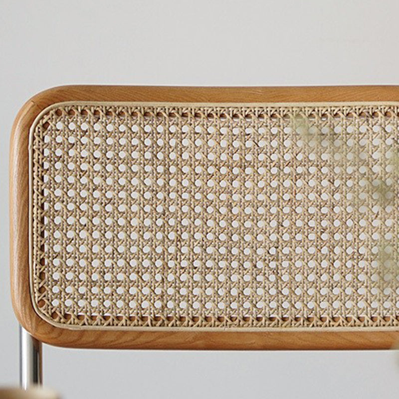 Industrial Style Open Rücken Essneitenstuhl Metall Armless Ess -Seitenstühle für Zuhause