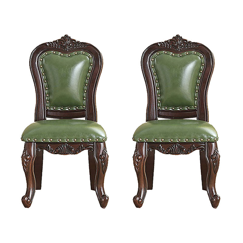 Chaise de salle à manger en bois massif de Style Victoria, chaises latérales à dossier ouvert pour cuisine
