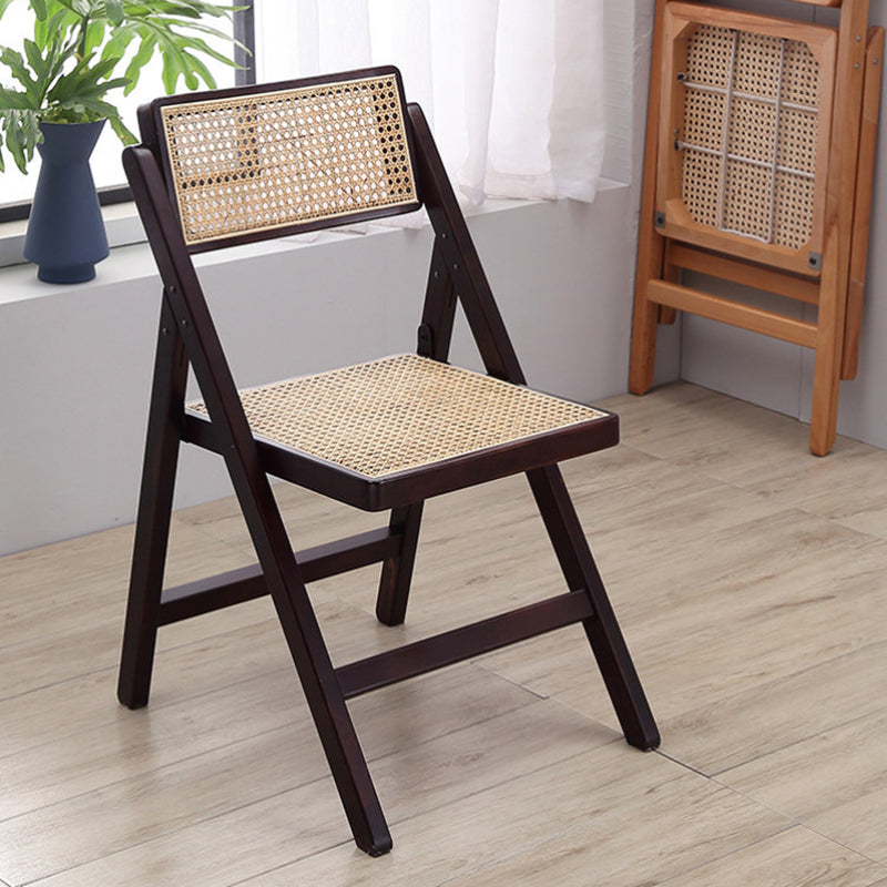 Chaise de salle à manger de style traditionnel, chaise simple sans accoudoirs de cuisine avec pieds en bois