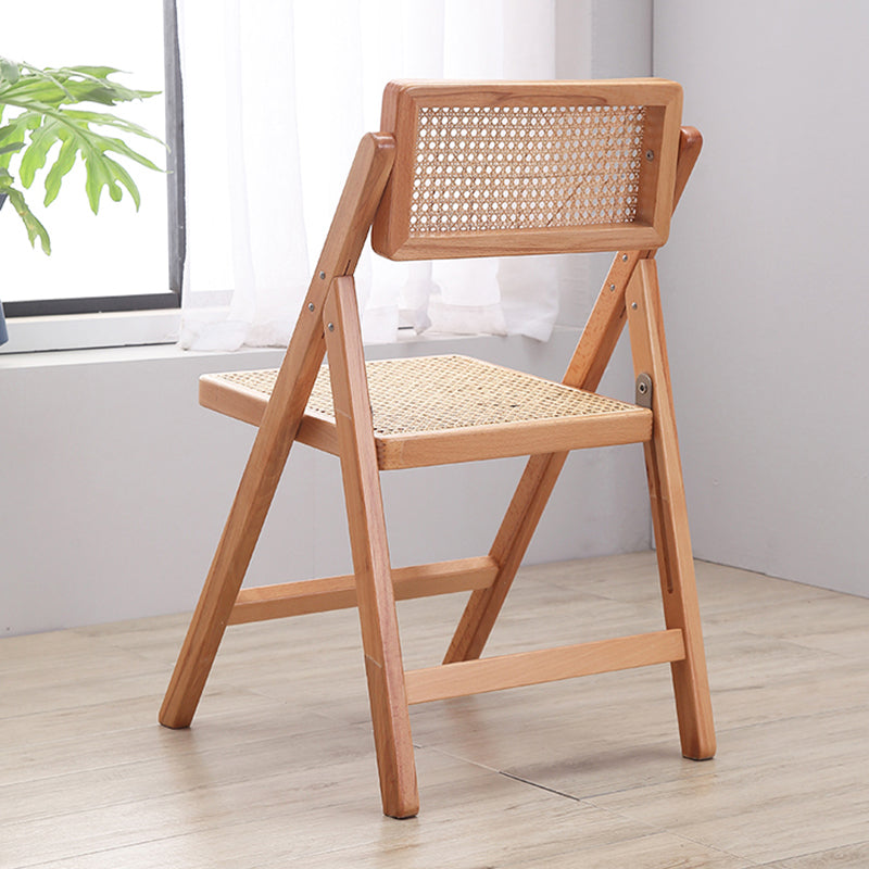 Chaise de salle à manger de style traditionnel, chaise simple sans accoudoirs de cuisine avec pieds en bois