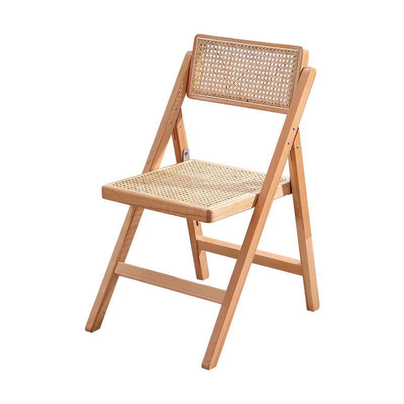 Traditional Style Dining Chair Kitchen Armless Single Dining Side Chair with Wooden Legs