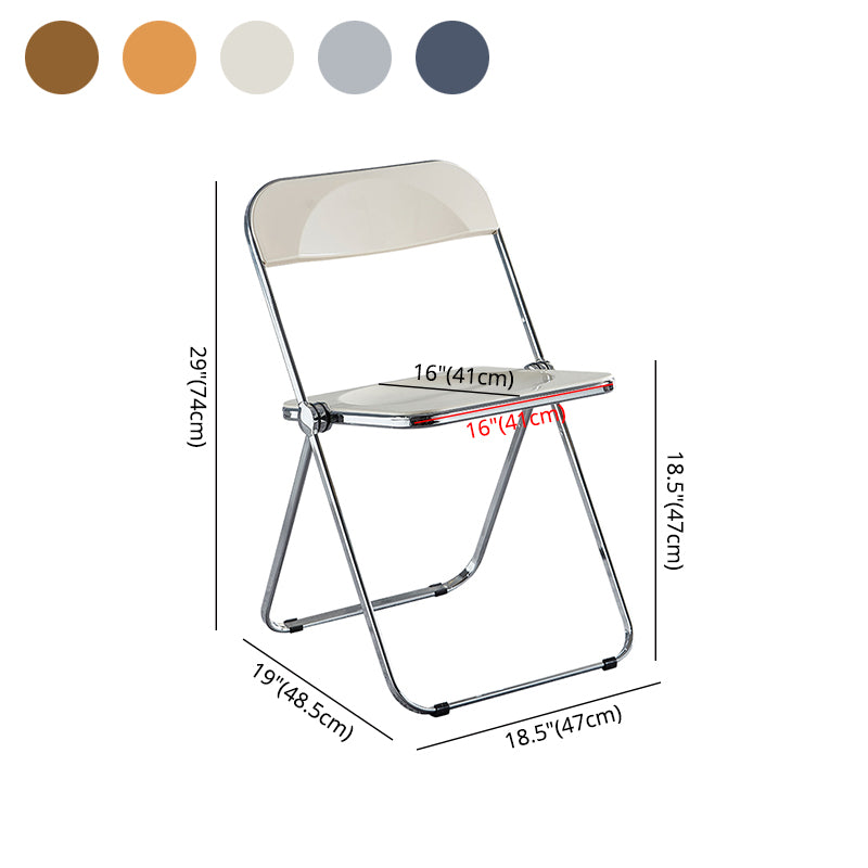 Silla sin brazos de comedor de plástico de estilo industrial, silla lateral de comedor con respaldo abierto para restaurante