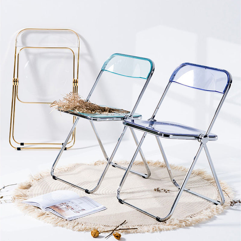 Chaise de salle à manger sans bras en plastique industriel, chaise latérale de salle à manger à dossier ouvert pour restaurant