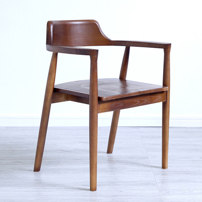 Traditional Style Wood Dining Chair Kitchen Arm Dining Side Chair