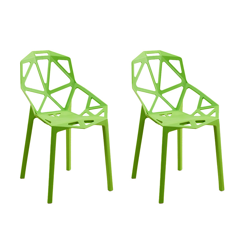 Sillas de comedor de estilo moderno Silla auxiliar de comedor de plástico para cocina