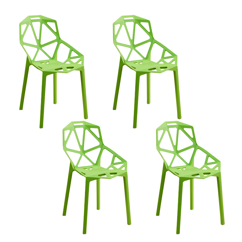 Sillas de comedor de estilo moderno Silla auxiliar de comedor de plástico para cocina