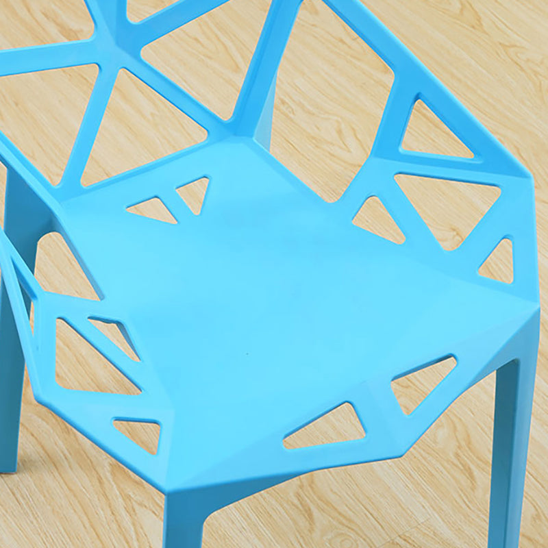 Sillas de comedor de estilo moderno Silla auxiliar de comedor de plástico para cocina