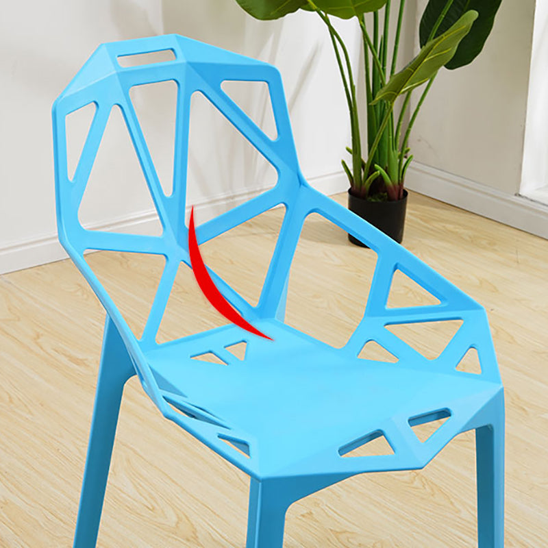 Sillas de comedor de estilo moderno Silla auxiliar de comedor de plástico para cocina