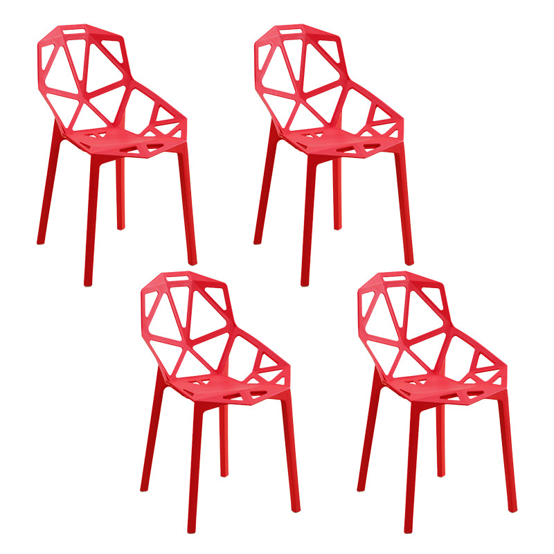 Sillas de comedor de estilo moderno Silla auxiliar de comedor de plástico para cocina