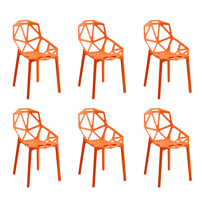 Sillas de comedor de estilo moderno Silla auxiliar de comedor de plástico para cocina