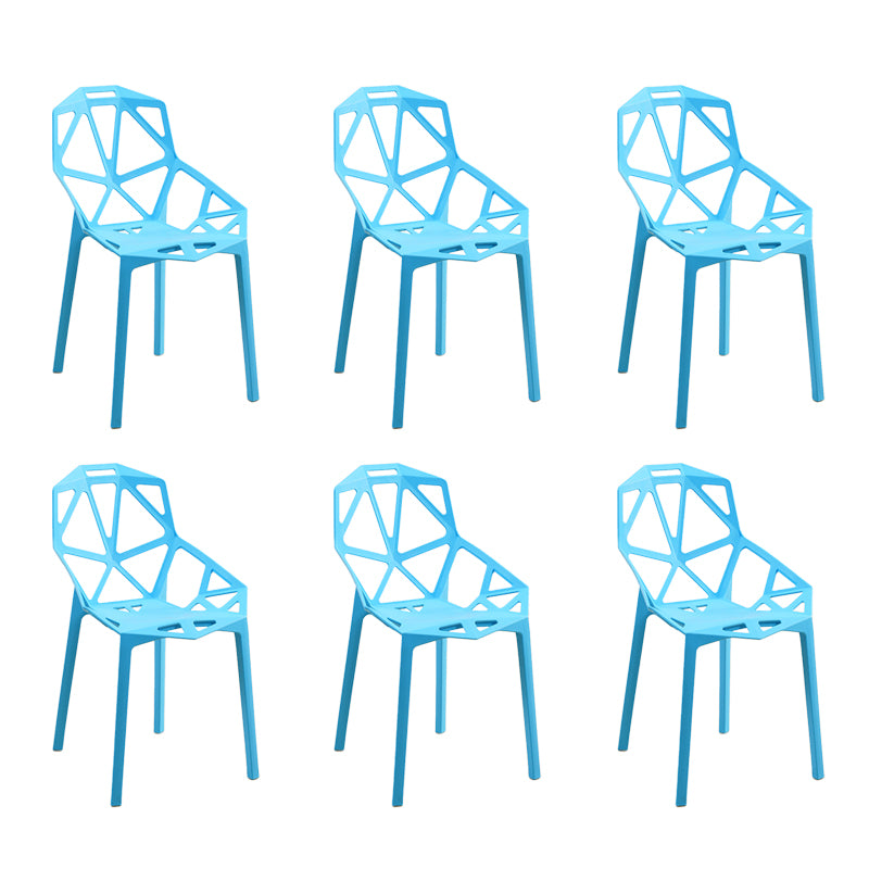 Sillas de comedor de estilo moderno Silla auxiliar de comedor de plástico para cocina