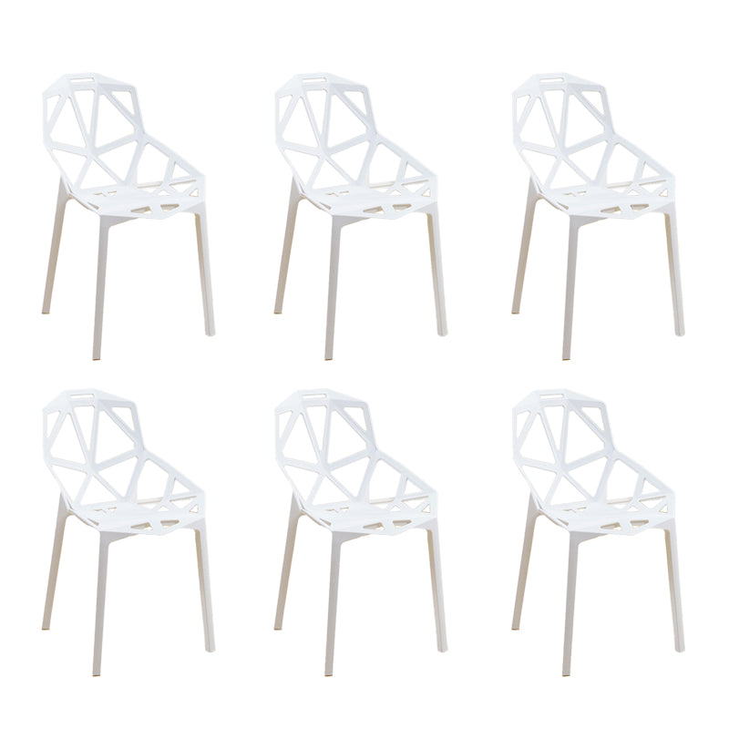 Sillas de comedor de estilo moderno Silla auxiliar de comedor de plástico para cocina