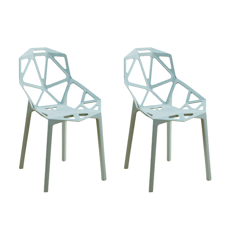 Sillas de comedor de estilo moderno Silla auxiliar de comedor de plástico para cocina