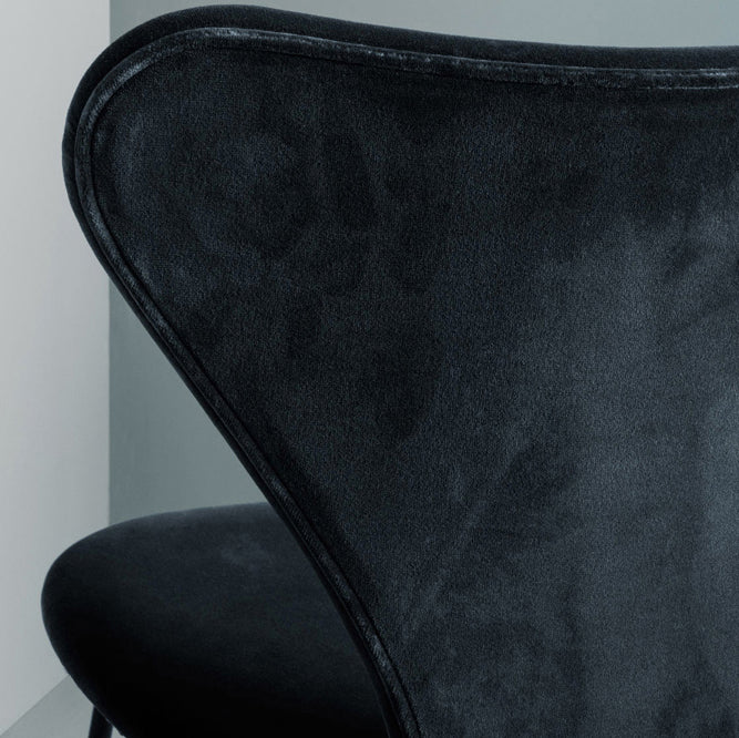 Sillas laterales sin brazos de diseño moderno, tela de lino con respaldo sólido, sillas de comedor