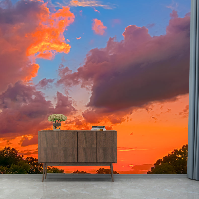 Cloudscape Stain Resistant Wall Art for Living Room Bedroom, Made to Measure