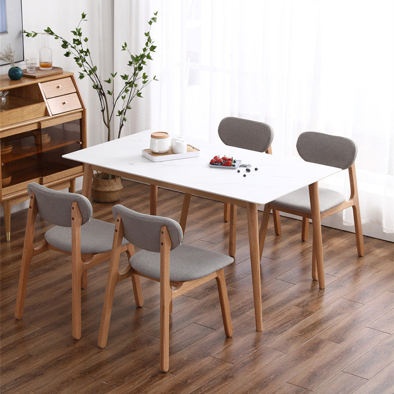 Modern 1/2/4/5 Pieces Dining Set Solid Wood Dining Furniture Set /Separate Items
