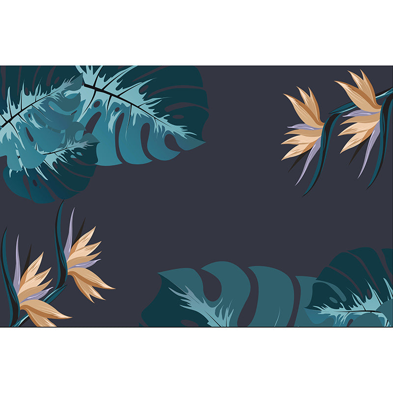 Tropical Plants Wall Mural Tropical Style Mildew Resistant Wall Art for Room