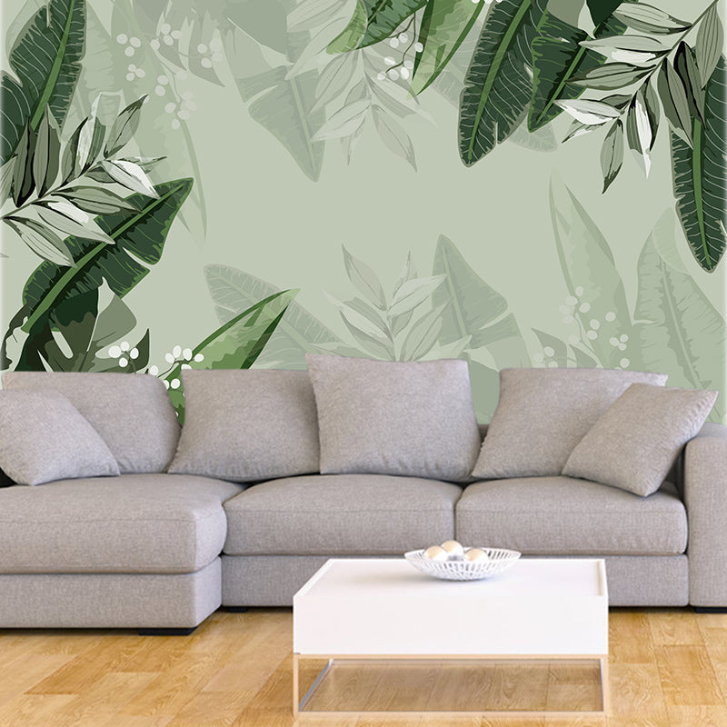 Tropical Plants Wall Mural Tropical Style Mildew Resistant Wall Covering