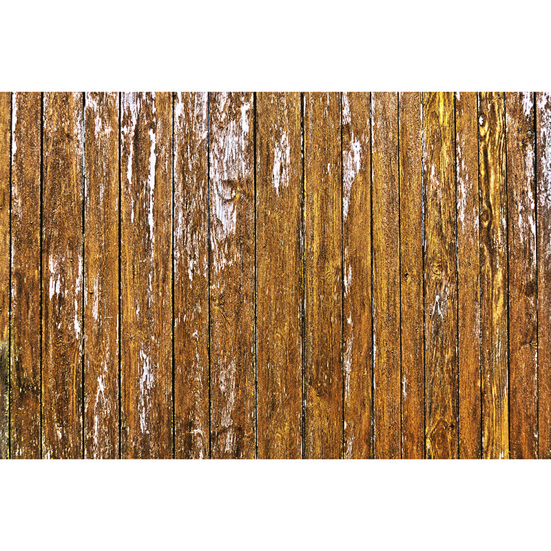 Customized Wood Texture Wall Mural Industrial Style Mildew Resistant for Bathroom