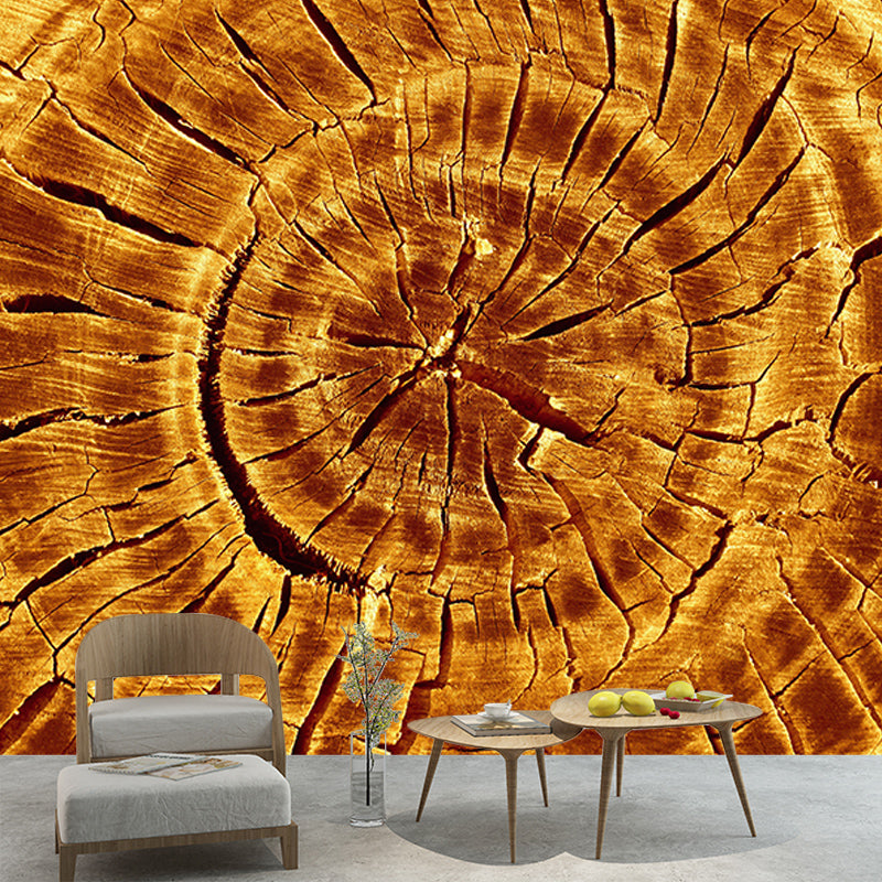 Wood Texture Mural Industrial Mildew Resistant for Decoration