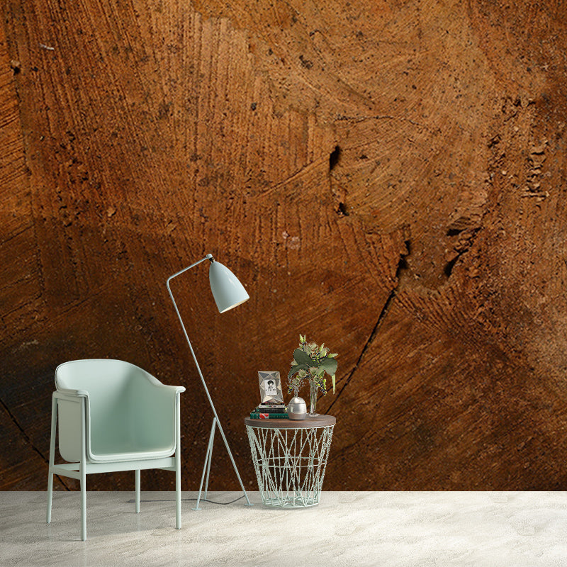 Wood Texture Mural Industrial Mildew Resistant for Decoration