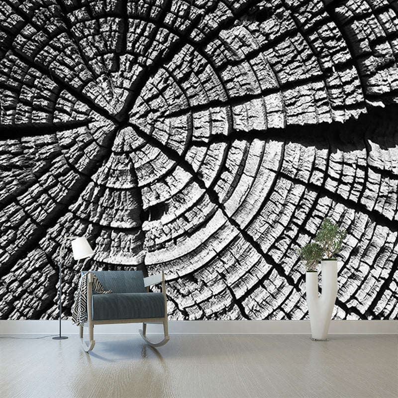 Wood Texture Mural Industrial Mildew Resistant for Decoration