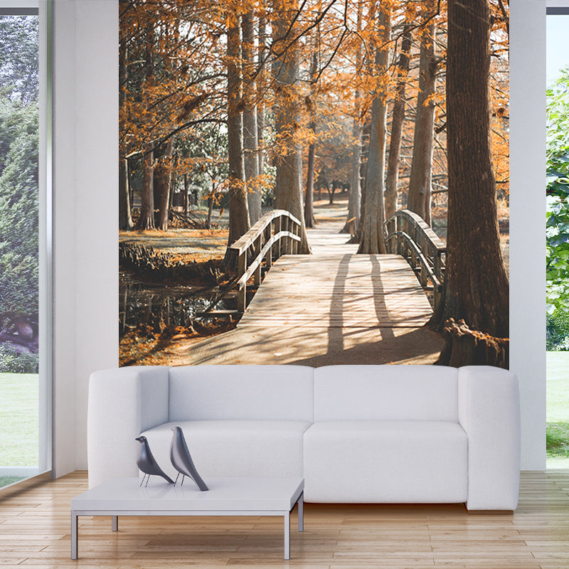 Space Extension Photography Mural Modern Style Mildew Resistant Wall Covering