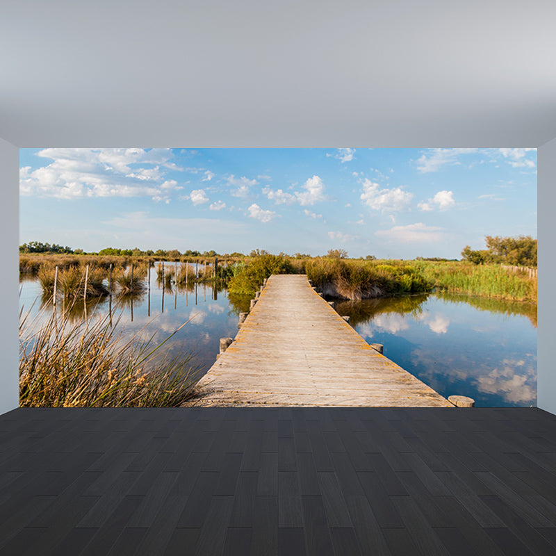 Space Extension Wall Mural Modern Style Mildew Resistant for Dining Room