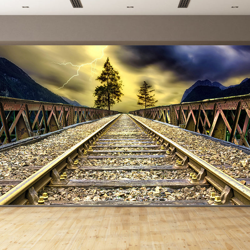 Space Extension Wall Mural Modern Style Mildew Resistant for Decoration