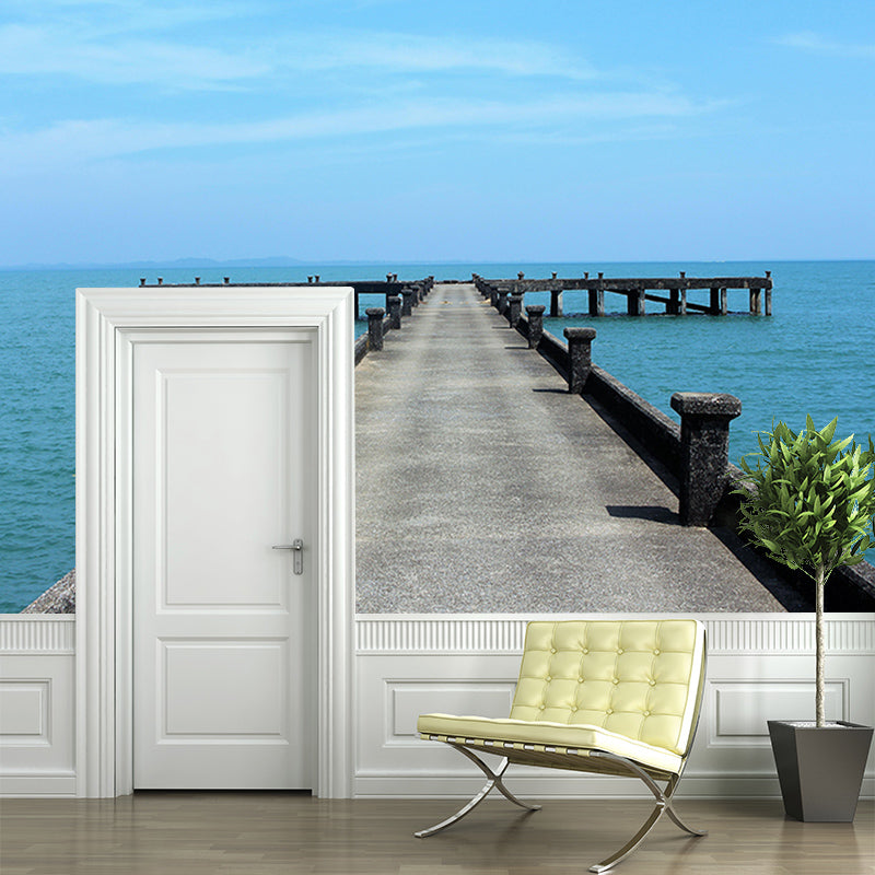 Space Extension Wall Mural Modern Style Mildew Resistant for Home Decor