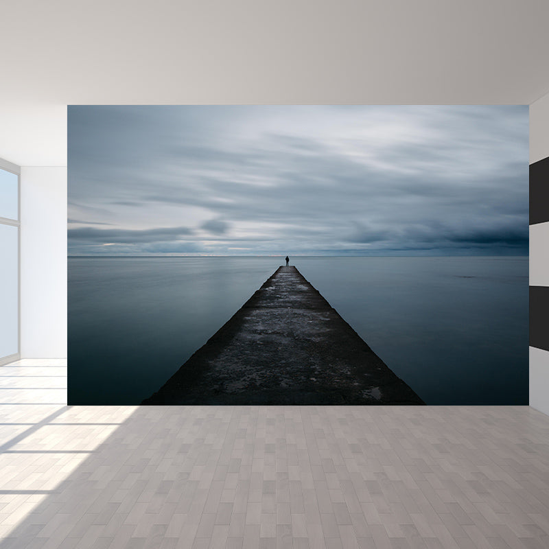 Space Extension Wall Mural Modern Style Mildew Resistant for Home Decor