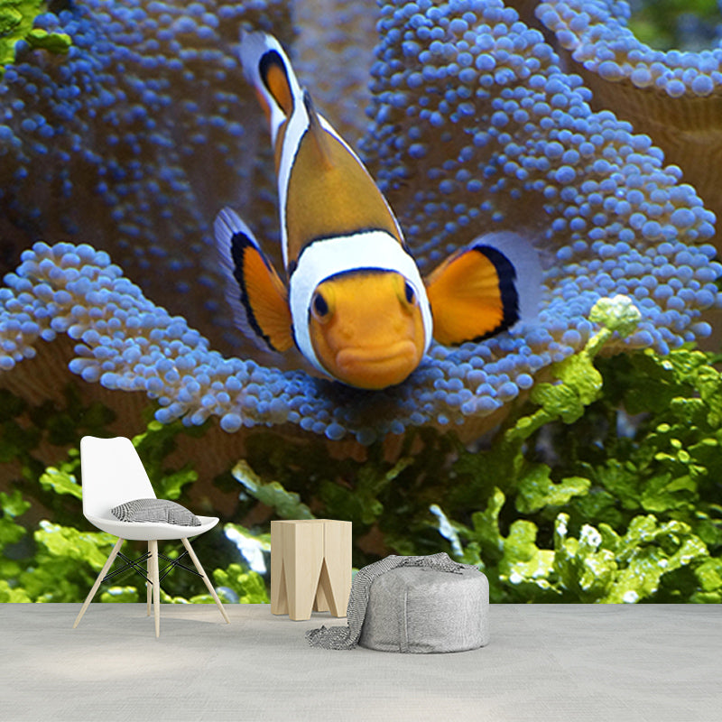 Seabed Wall Mural Mysterious Modern Style Mildew Resistant for Wall Decor