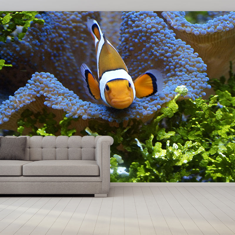 Seabed Wall Mural Mysterious Modern Style Mildew Resistant for Wall Decor