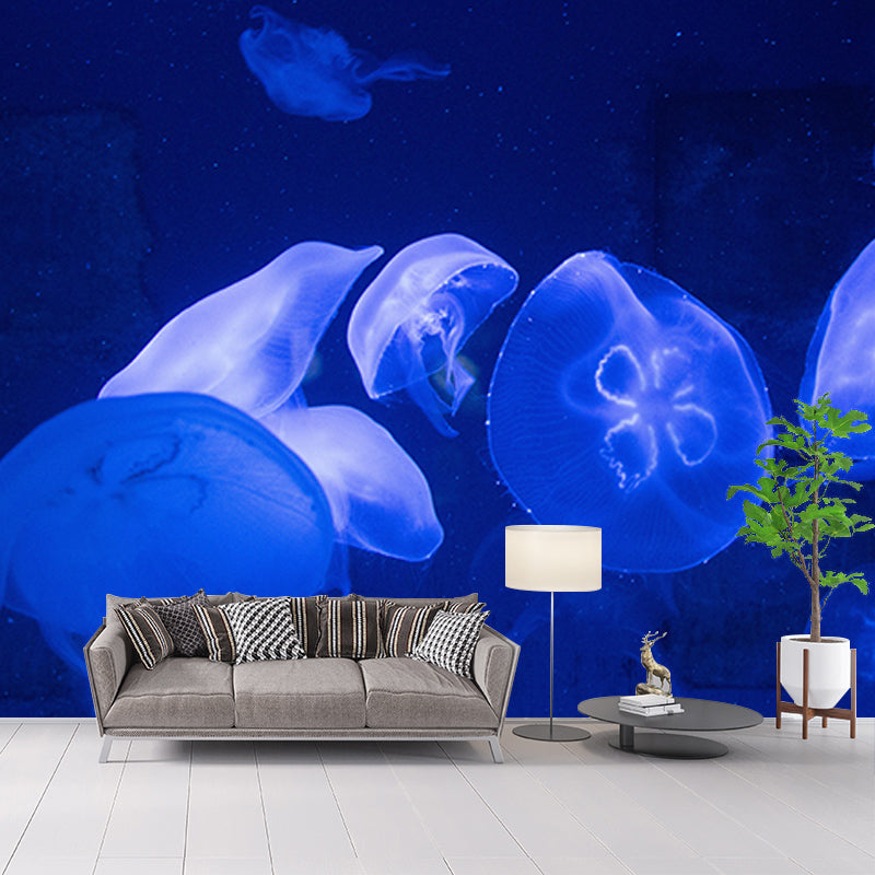 Mysterious Seabed Wall Mural Modern Style Mildew Resistant for Home Decor