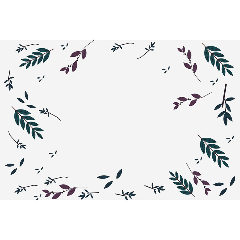 Forest Murals Wallpaper Tropical Style Leaves Murals for Decoration