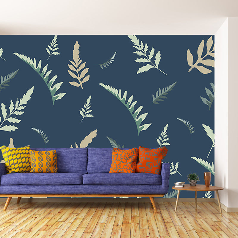 Environment Friendly Murals Tropical Style Leaves Murals for Wall Decor