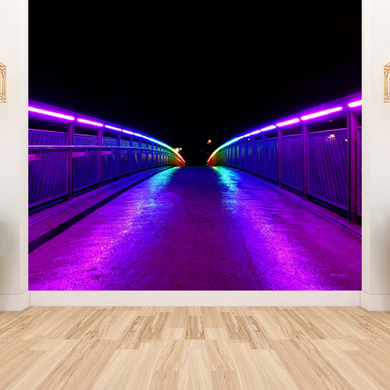 Forest Wooden Mural Wallpaper Industrial Style Space Extension Mural Wall Art