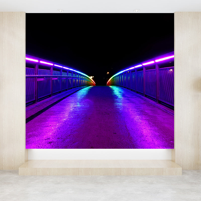 Forest Wooden Mural Wallpaper Industrial Style Space Extension Mural Wall Art