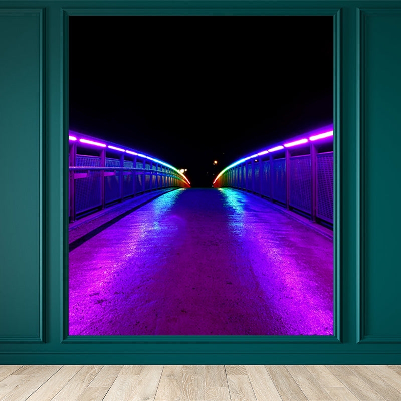 Forest Wooden Mural Wallpaper Industrial Style Space Extension Mural Wall Art