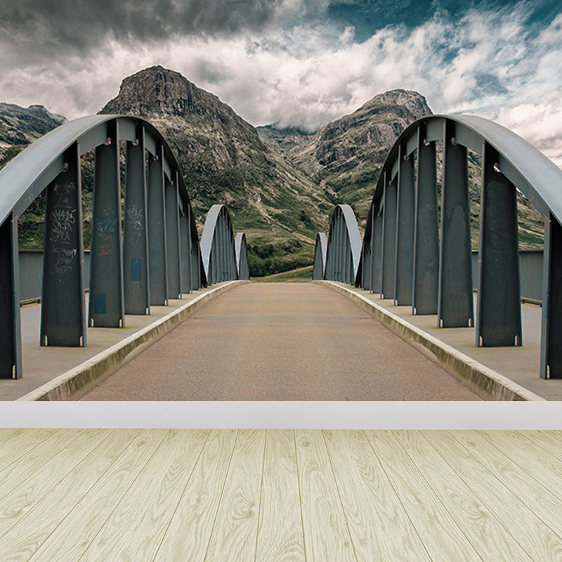 Environment Friendly Mural Wallpaper Industrial Style Space Extension Mural for Wall Decor